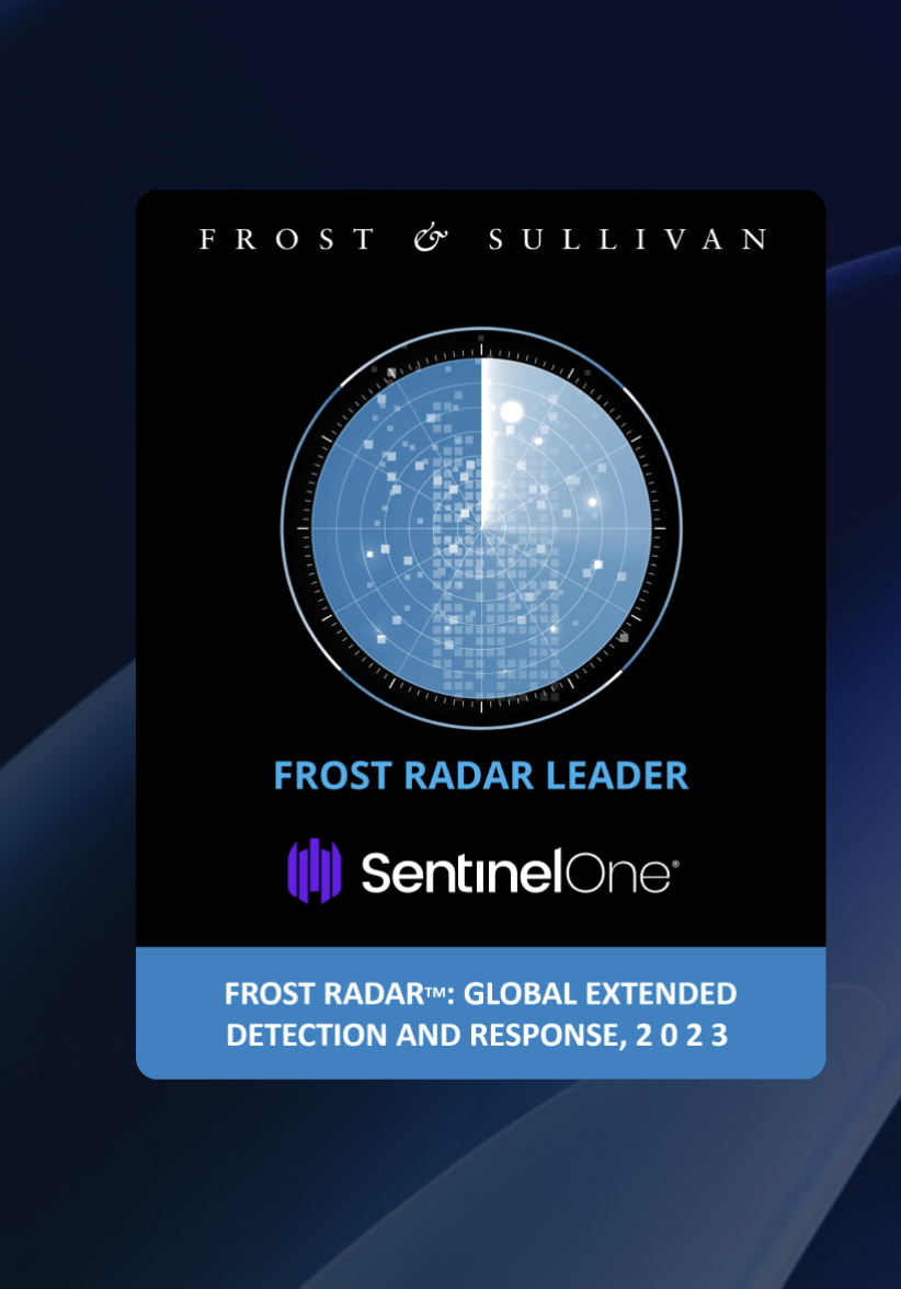 Indice Frost Radar™ de Frost & Sullivan : SentinelOne® donne le dans le domaine de l’XDR