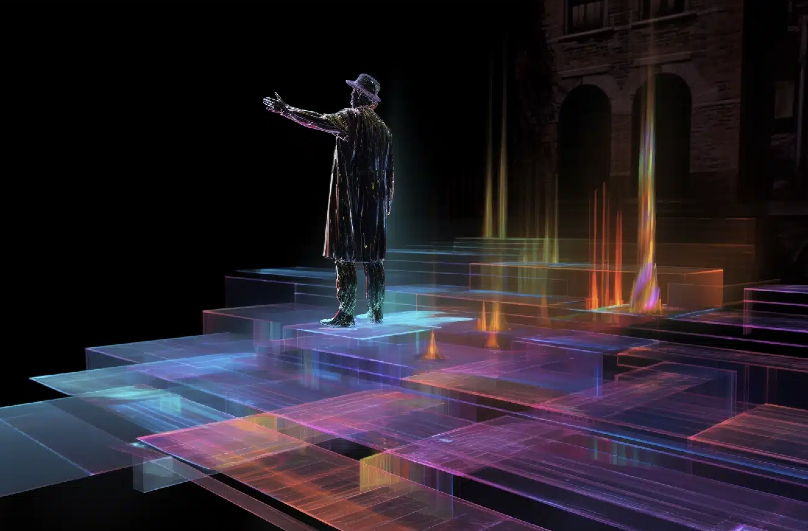 Henri Dès en concert privé holographique : une première mondiale avec icologram® App